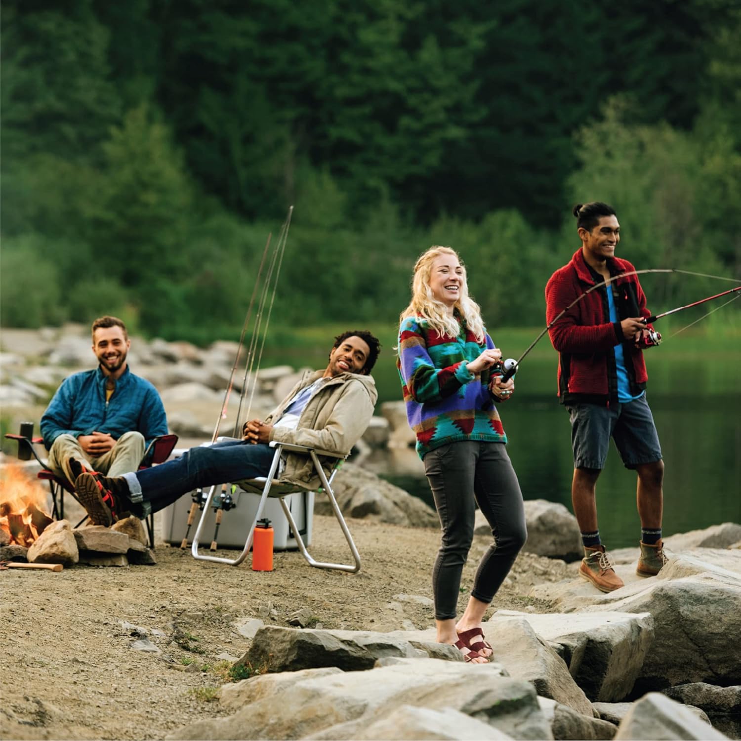 Zebco Omega Pro Spincast Fishing Reel, Dual Ceramic Pick-up Pins, Solid-Brass Pinion Gear, GlideLine ll Line Retrieval System, Pre-Spooled, Black - Image 7